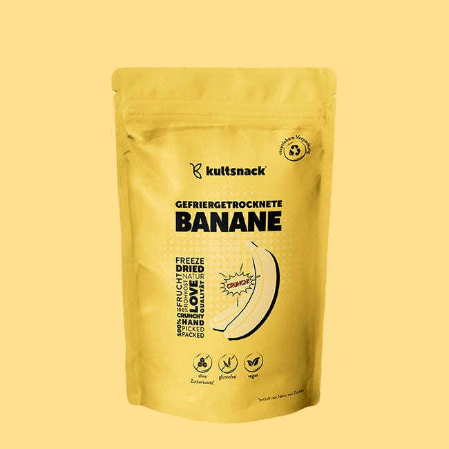 Gefriergetrocknete Banane