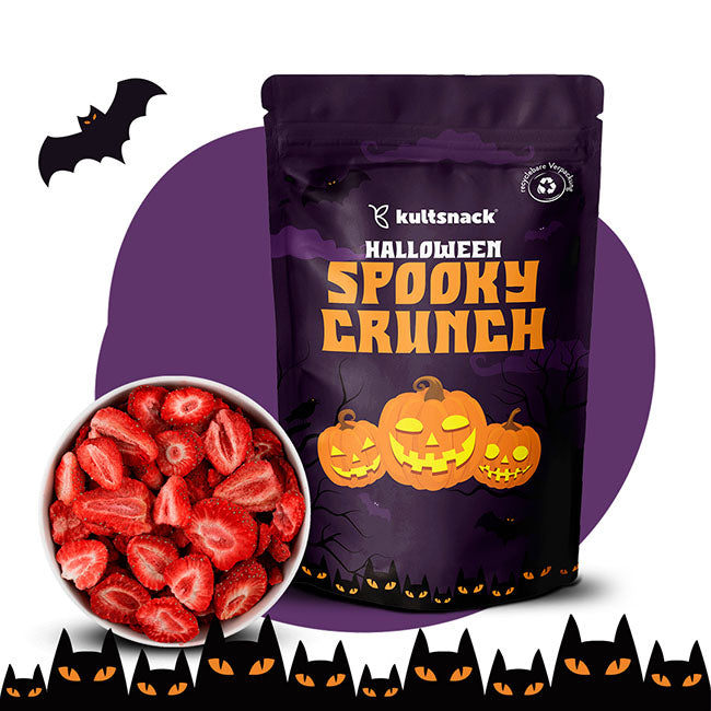 Gefriergetrocknete-Erdbeeren-Halloween-Edition