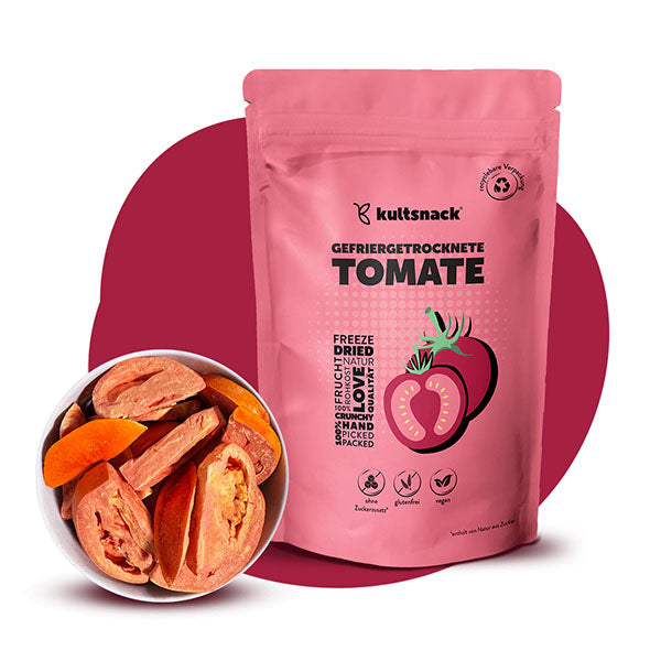 Gefriergetrocknete-Tomate