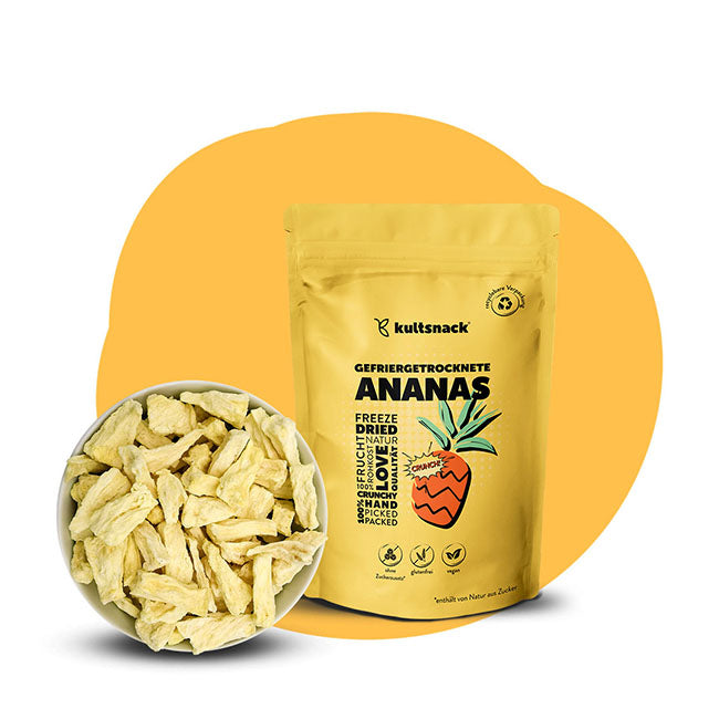 Ananas-Gefriergetrocknete-Fruechte