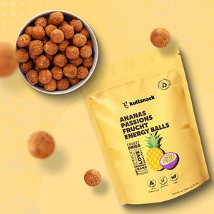 Ananas-Passionsfrucht-Energy-Balls