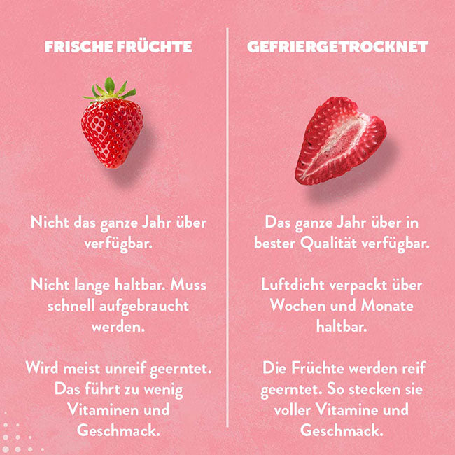 Erdbeerscheiben-frisch-gefriergetrocknet