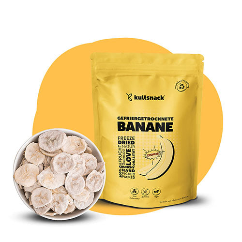 Gefriergetrocknete Banane