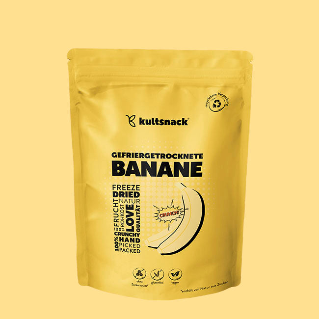 Gefriergetrocknete Banane