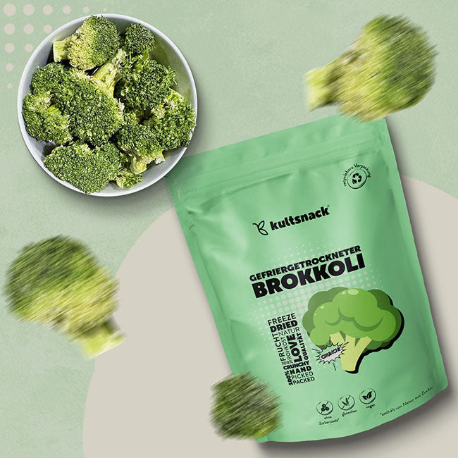 Gefriergetrockneter-Brokkoli