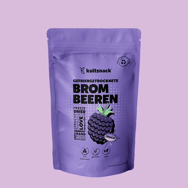 Gefriergetrocknete Brombeeren