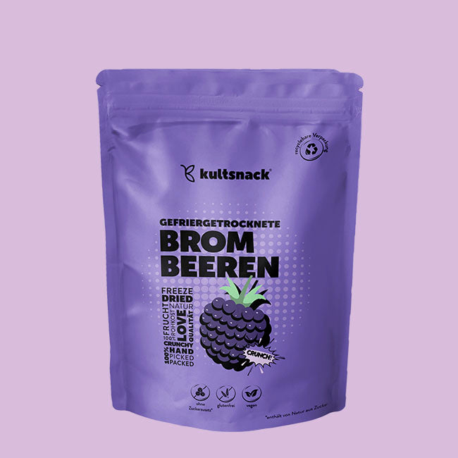 Gefriergetrocknete Brombeeren