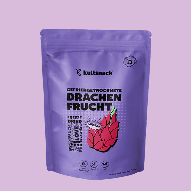 Gefriergetrocknete Drachenfrucht Scheiben