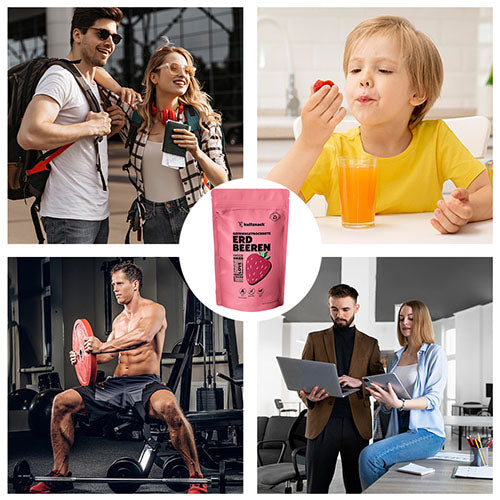 Gefriergetrocknete Erdbeeren