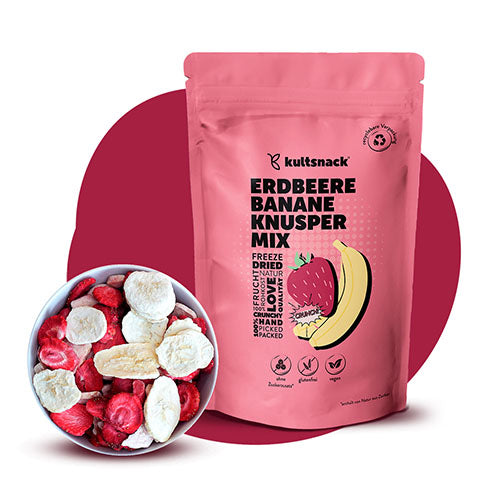 Erdbeere Banane Knusper Mix