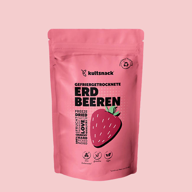 Gefriergetrocknete Erdbeeren