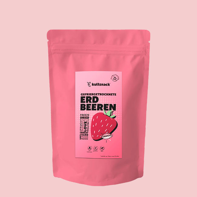 Gefriergetrocknete Erdbeeren