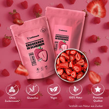 Gefriergetrocknete Erdbeeren in Scheiben 350g (250g + 100g)
