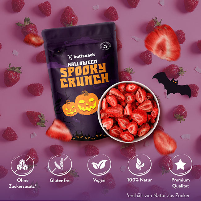 Gefriergetrocknete-Erdbeeren-Halloween-Edition