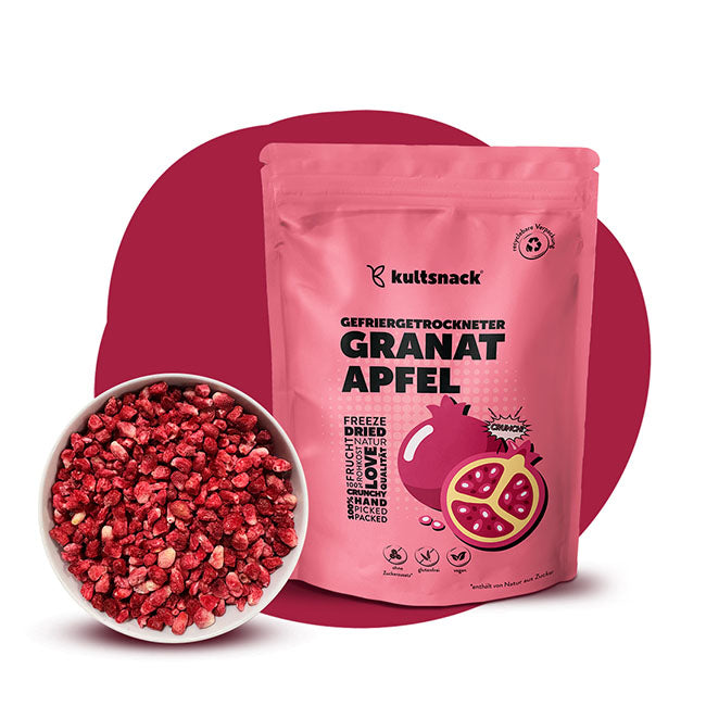 Gefriergetrockneter Granatapfel