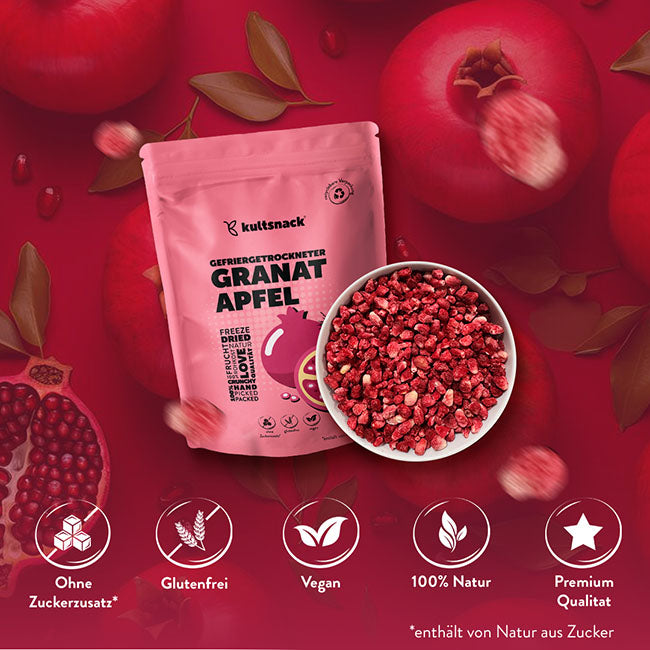 Gefriergetrockneter-Granatapfel-Granatapfelkerne-Benefits