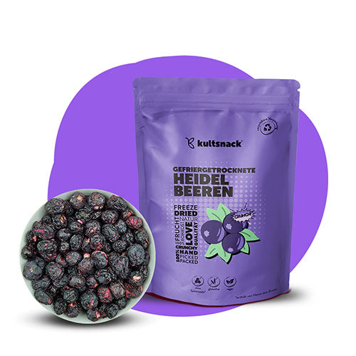 Gefriergetrocknete-Heidelbeeren