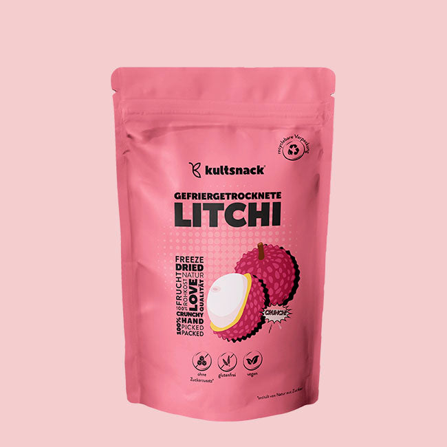 Gefriergetrocknete Litchi