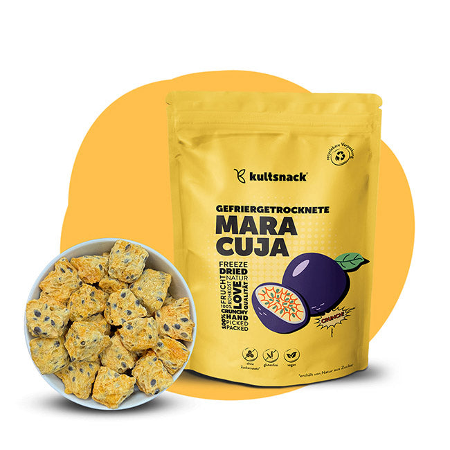 Gefriergetrocknete Maracuja
