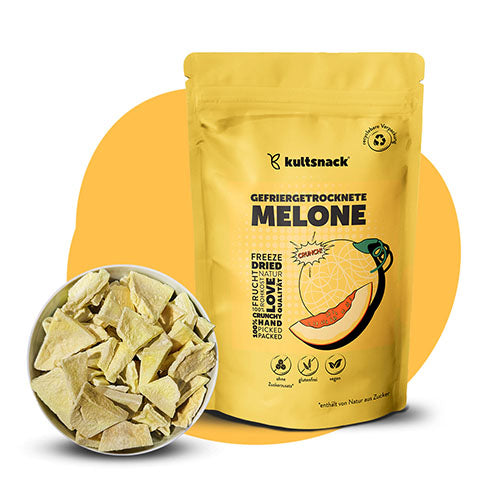 Gefriergetrocknete Melone
