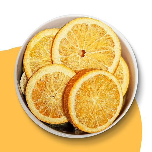 Gefriergetrocknete-Orangen-Scheiben