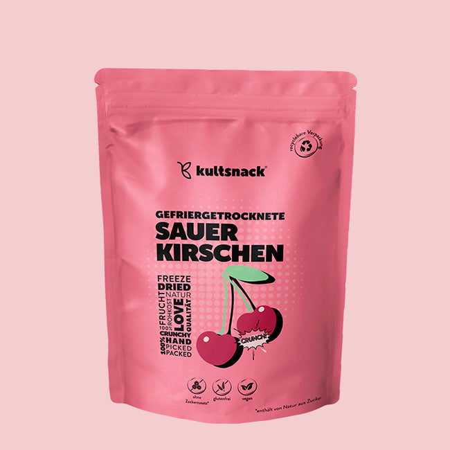 sauerkirschen im kühlschrank aufbewahren Gefriergetrocknete Sauerkirschen