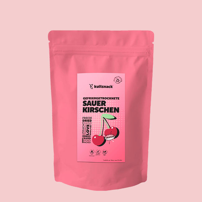 Gefriergetrocknete Sauerkirschen