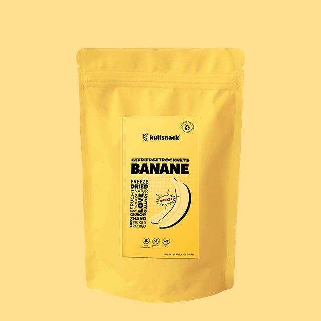 Gefriergetrocknete Banane