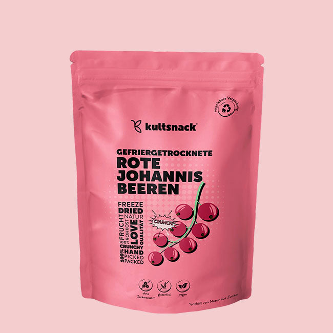 Gefriergetrocknete Johannisbeeren