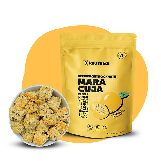 Gefriergetrocknete Maracuja