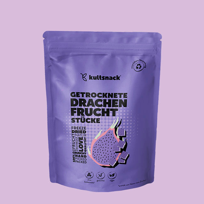 Getrocknete Drachenfrucht Stücke