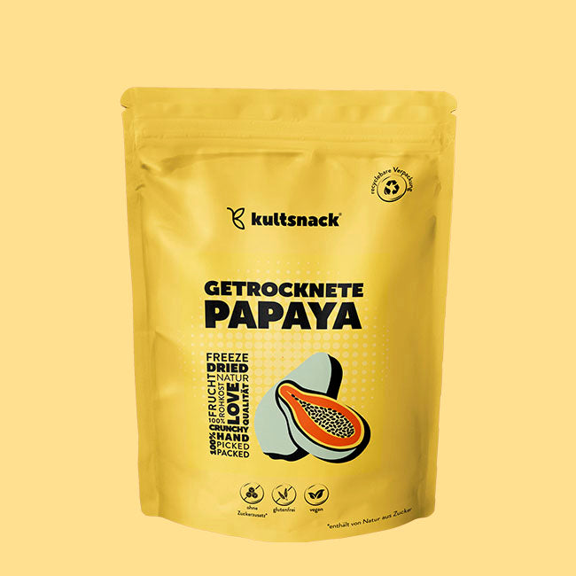 papaya aufbewahren Getrocknete Papaya