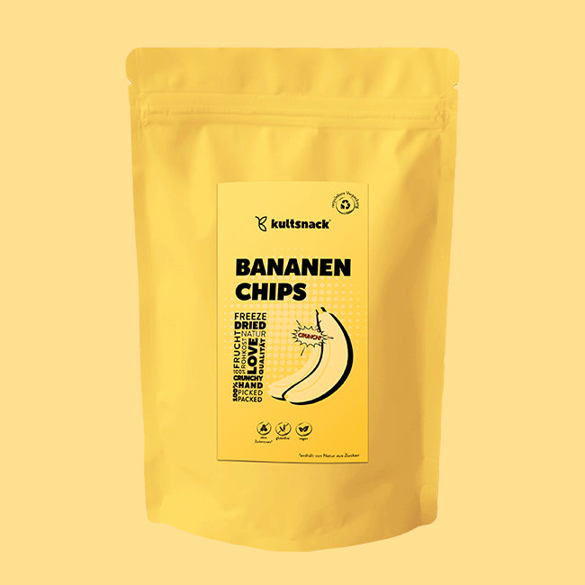 Bananenchips-Vorteilsgroesse