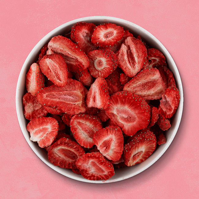 Gefriergetrocknete-Erdbeeren-in-Scheiben