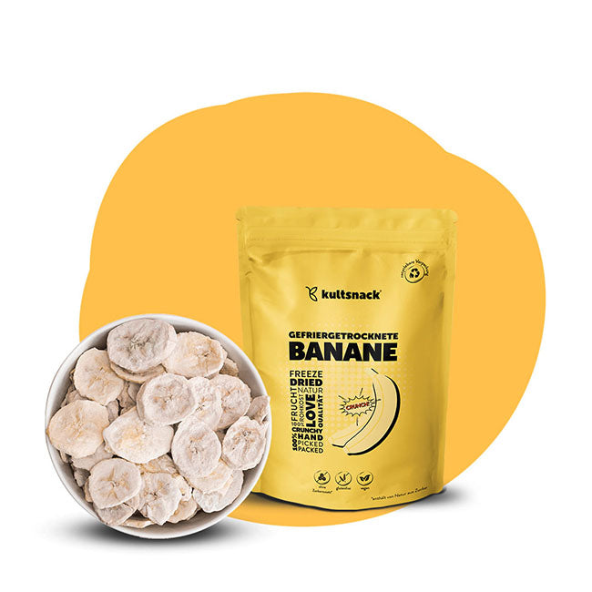 Gefriergetrocknete-Banane