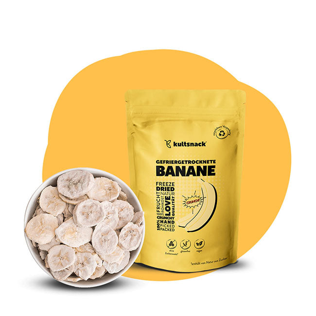 Gefriergetrocknete-Banane