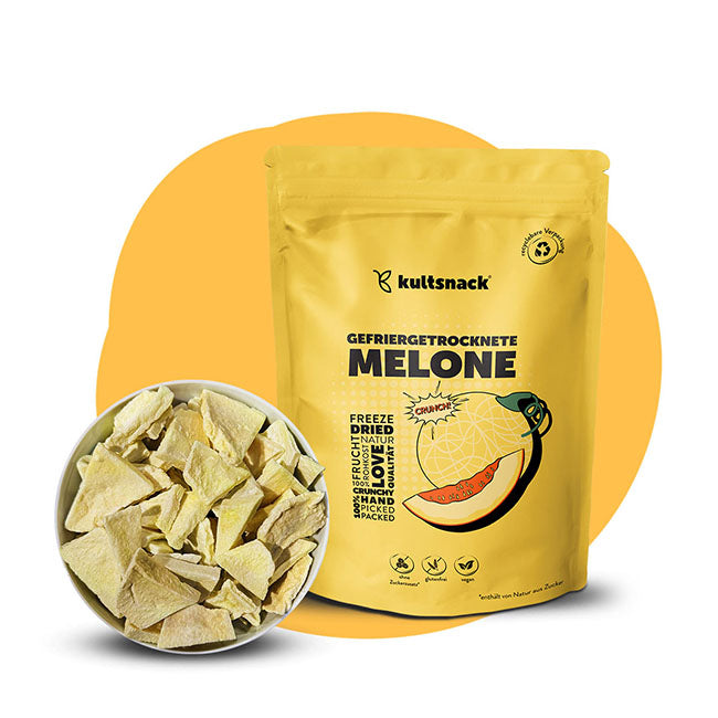 Gefriergetrocknete-Melone