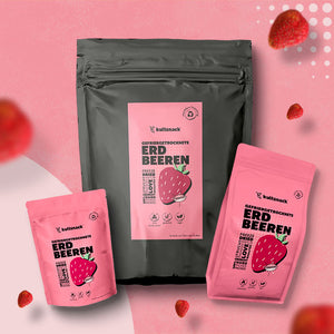 Gefriergetrocknete-Erdbeeren