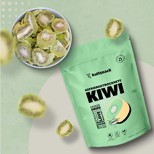 Gefriergetrocknete-Kiwi