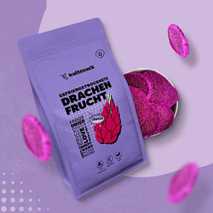 Gefriergetrocknete-Drachenfrucht